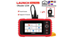 LAUNCH CRP123X OBD2 Code Reader for Engine Transmission ABS SRS Diagnostics with AutoVIN Service Lifetime Free Update Online